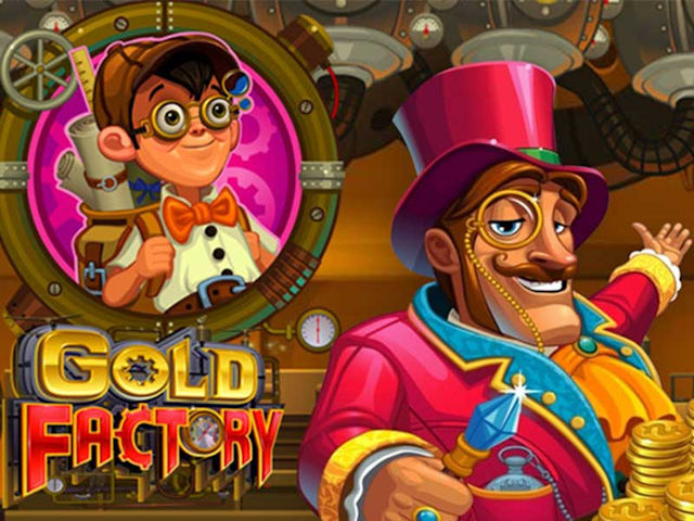 Spēļu automāts ar dārgumu simboliem Gold Factory