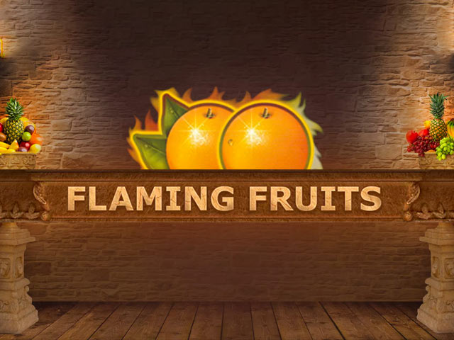 Augļu tēmas spēļu automāts Flaming Fruits