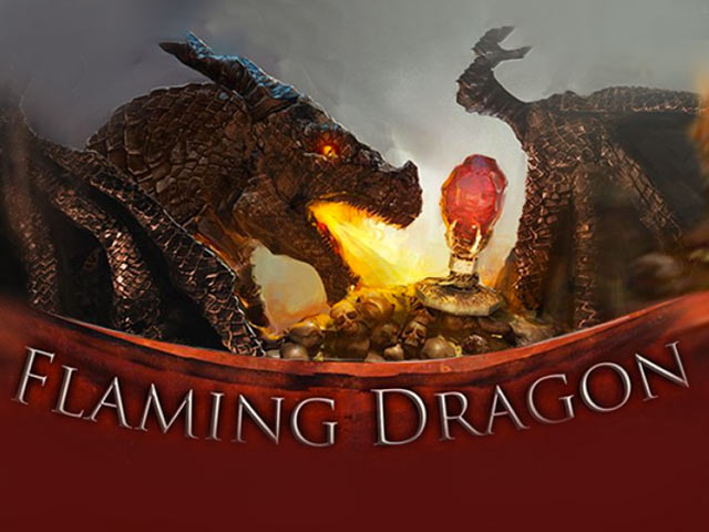 Piedzīvojumu tēmas spēļu automāts Flaming Dragon