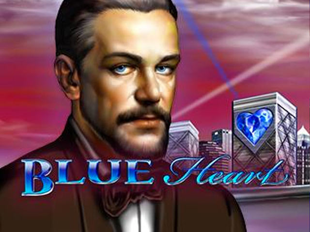 Spēļu automāts ar dārgumu simboliem Blue Heart