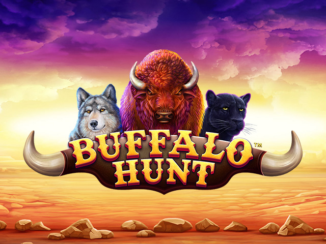 Dzīvnieku tēmas spēļu automāts Buffalo Hunt